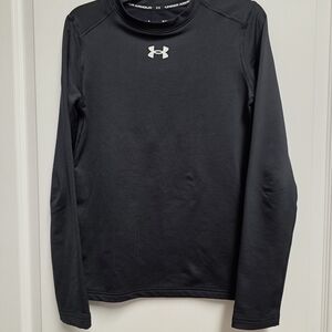 Under Armour ColdGear Kids Black Shirt